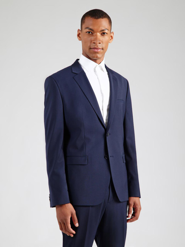 Veste de costume regular fit bleu marine homme - Hugo