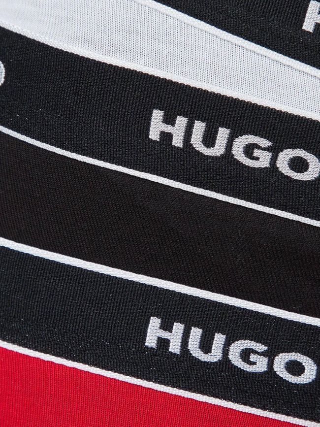 Pack de 3 strings rouge blanc et noir femme - Hugo