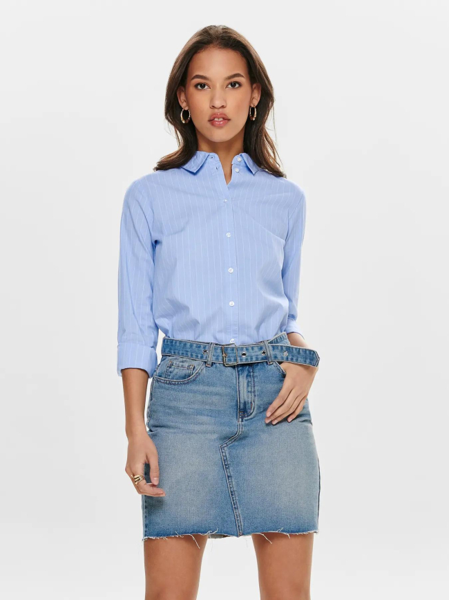 Chemise rayée mio bleu femme - Jdy