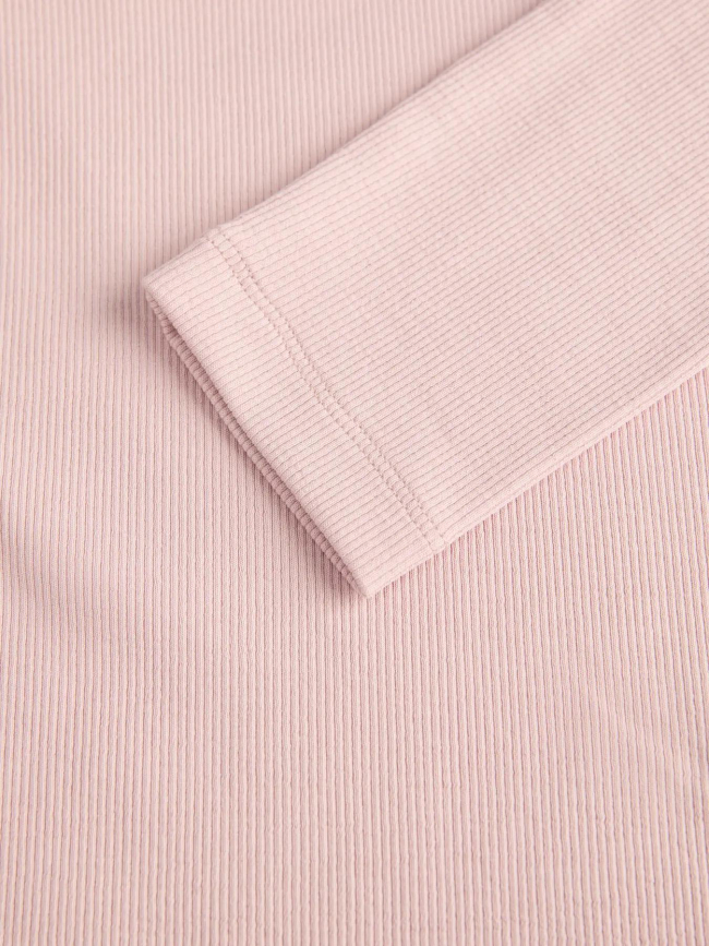 Top manches longues côtelé freya rose femme - Jjxx
