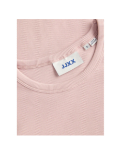 Top manches longues côtelé freya rose femme - Jjxx