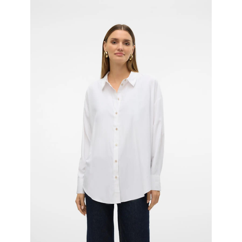 Chemise oversize nora blanc femme - Vero Moda