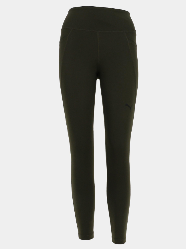 Legging de sport taille haute tad essential kaki femme - Puma