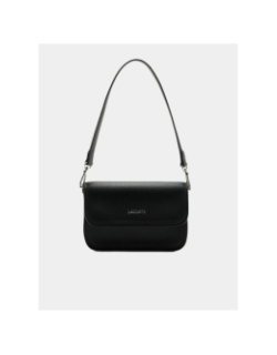 Sac bandoulière crossover noir femme - Lacoste