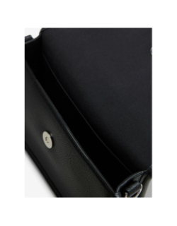 Sac bandoulière crossover noir femme - Lacoste