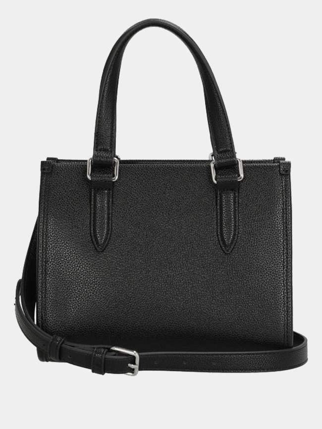 Petit sac à main top handle noir femme - Lacoste