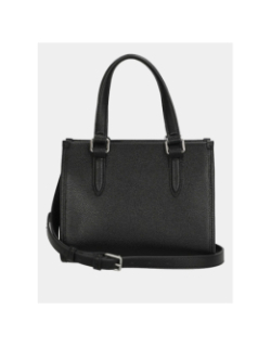 Petit sac à main top handle noir femme - Lacoste