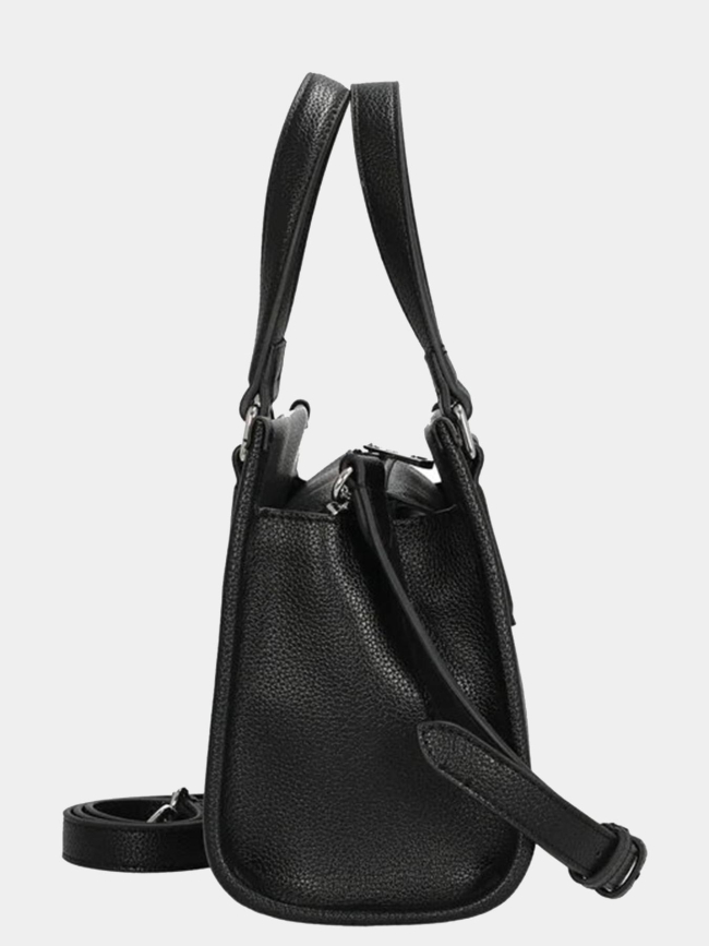 Petit sac à main top handle noir femme - Lacoste