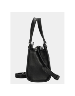 Petit sac à main top handle noir femme - Lacoste