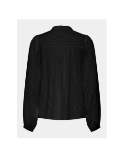 Chemisier rayé argenté lucy noir femme - Only