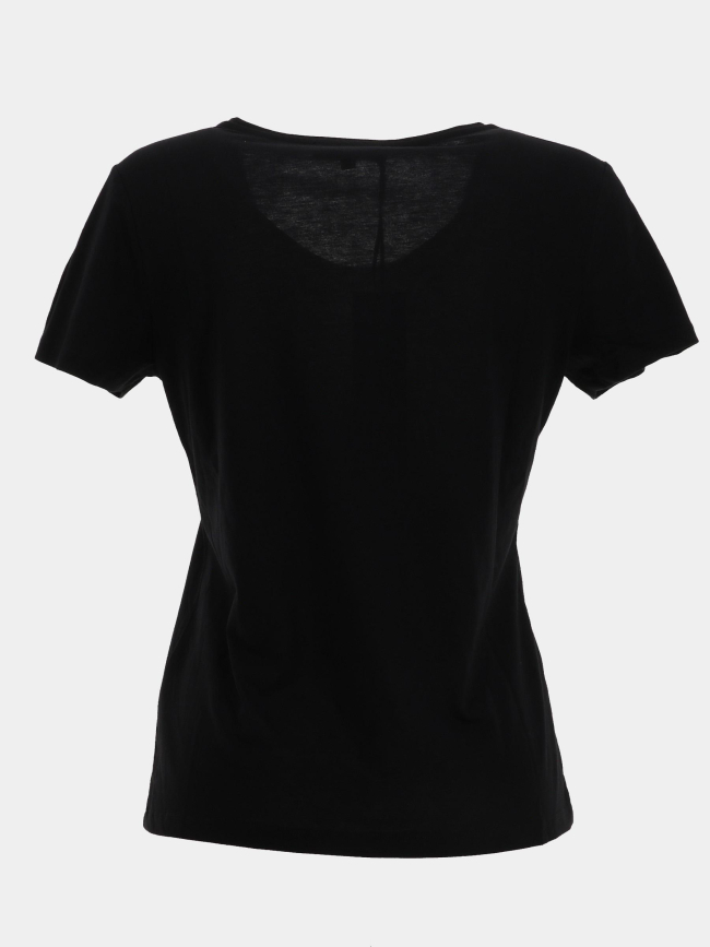 T-shirt à strass dlucas noir femme - Morgan