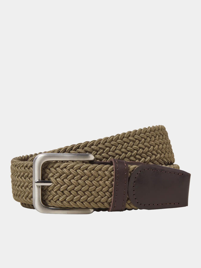 Ceinture tressée jacspring marron homme - Jack & Jones