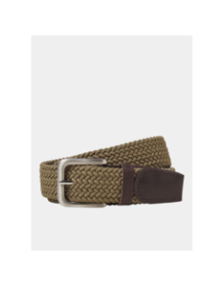 Ceinture tressée jacspring marron homme - Jack & Jones