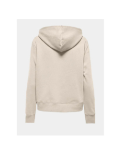 Sweat à capuche lyna beige femme - Only