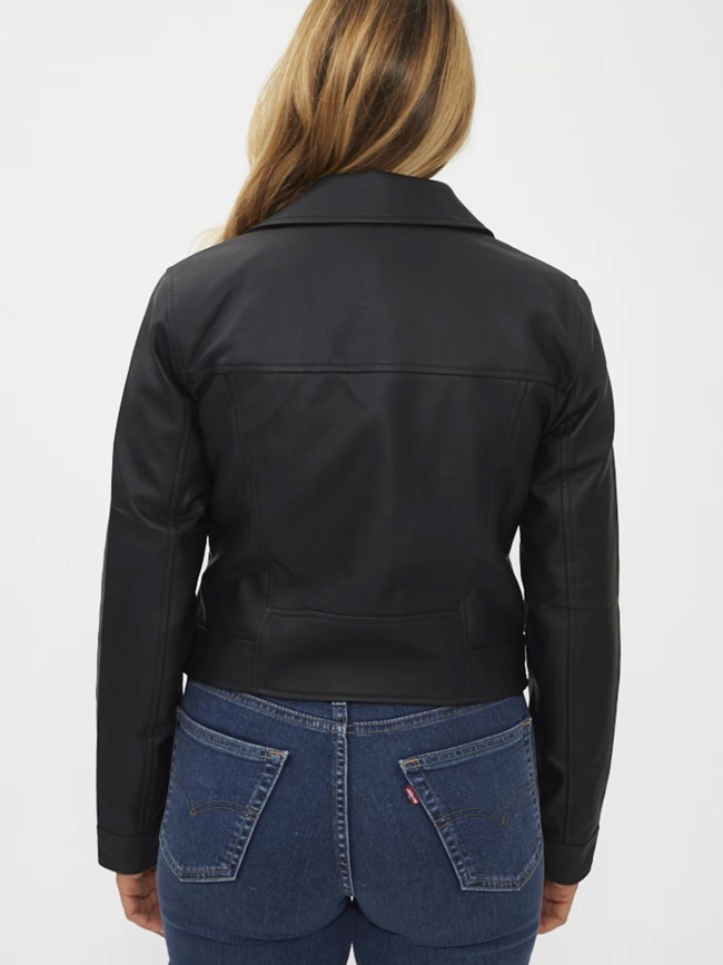 Veste perfecto simili cuir ditte biker noir femme - Only