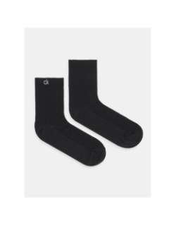 Paire de chaussettes basses brillantes noir femme - Calvin Klein