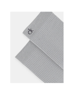 Paire de chaussette basse brillante gris femme - Calvin Klein
