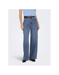 Jean large taille haute hope bleu femme - Only