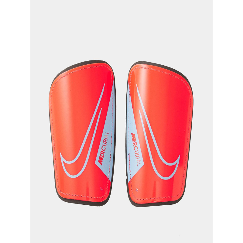 Protège-tibias de football merc hardshell rouge - Nike