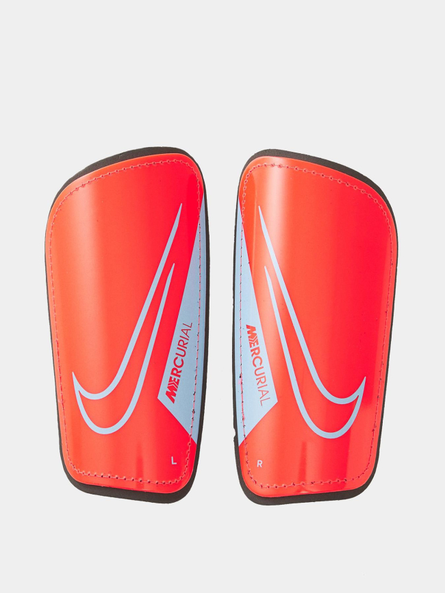 Protège-tibias de football merc hardshell rouge - Nike