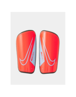 Protège-tibias de football merc hardshell rouge - Nike