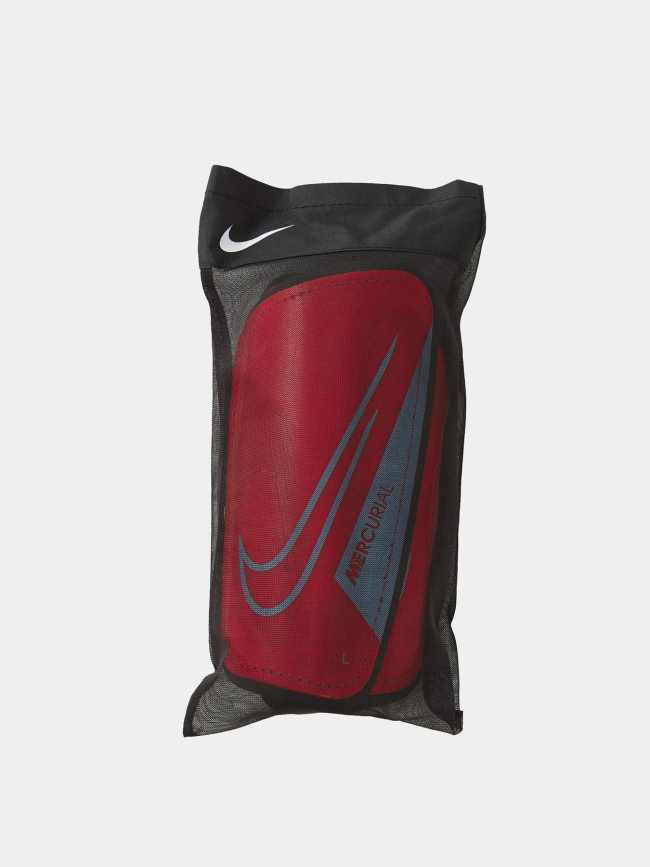 Protège-tibias de football merc hardshell rouge - Nike