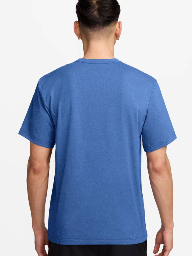 T-shirt à manches courtes anti uv hyverse bleu homme - Nike