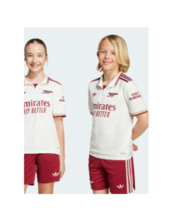 Maillot de football arsenal third 25/26 blanc enfant - Adidas