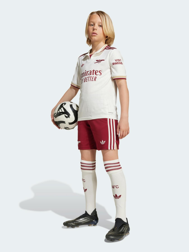 Maillot de football arsenal third 25/26 blanc enfant - Adidas