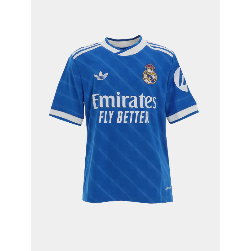 Maillot de football real madrid third 25/26 bleu enfant - Adidas