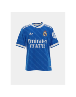 Maillot de football real madrid third 25/26 bleu enfant - Adidas