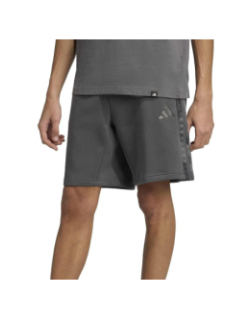 Short de sport molleton sea aop anthracite homme - Adidas