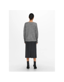Pull à col v elanora gris femme - JDY