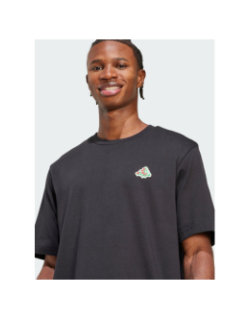 T-shirt à manches courtes pizza trim noir homme - Adidas