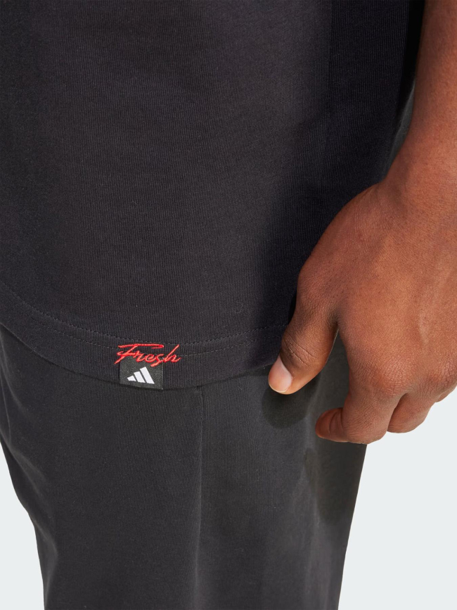 T-shirt à manches courtes pizza trim noir homme - Adidas