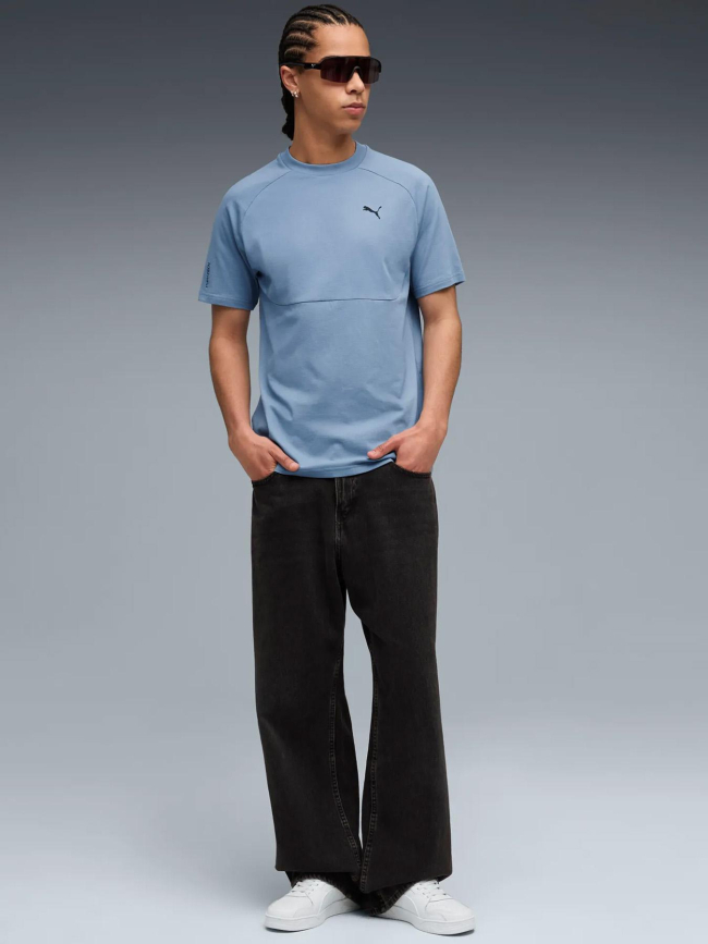 T-shirt à manches courtes pumatech bleu homme - Puma