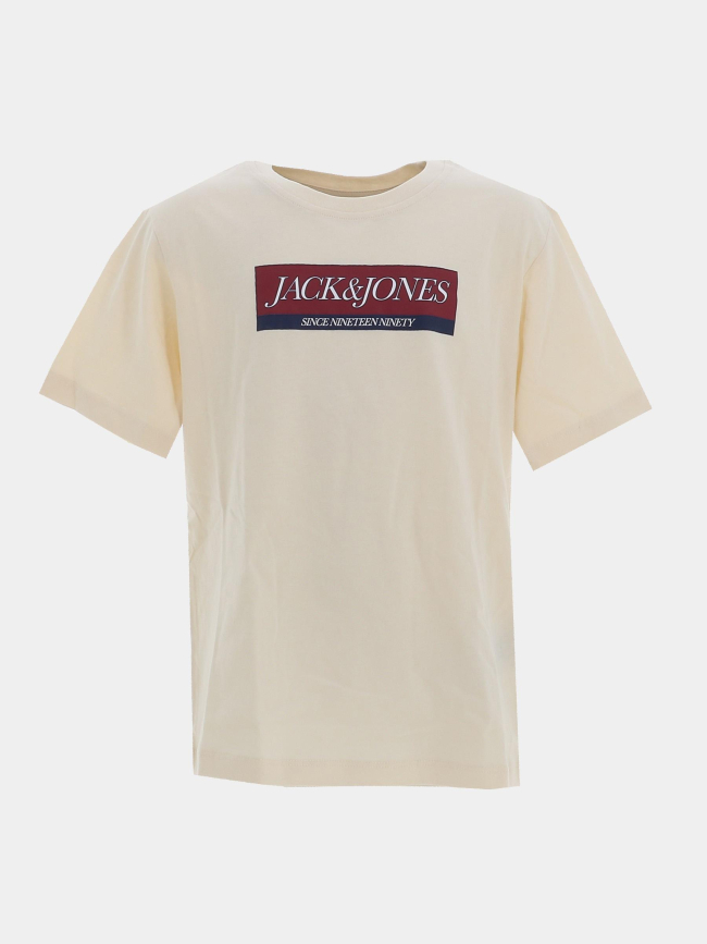 T-shirt à manches courtes jorinwood beige garçon - Jack & Jones