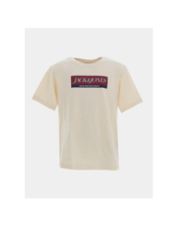 T-shirt à manches courtes jorinwood beige garçon - Jack & Jones