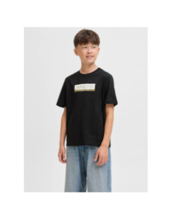 T-shirt à manches courtes jorinwood noir garçon - Jack & Jones