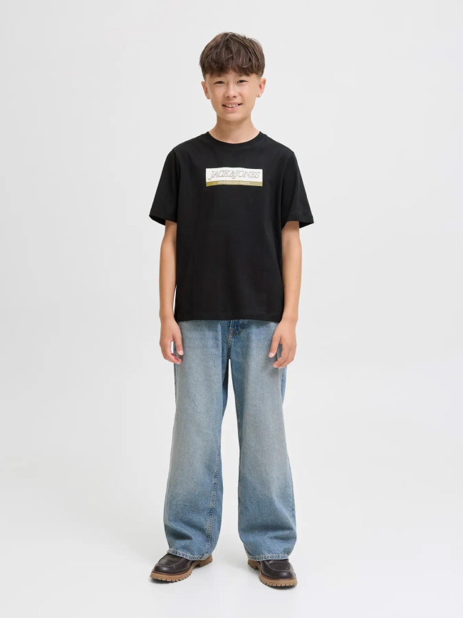 T-shirt à manches courtes jorinwood noir garçon - Jack & Jones