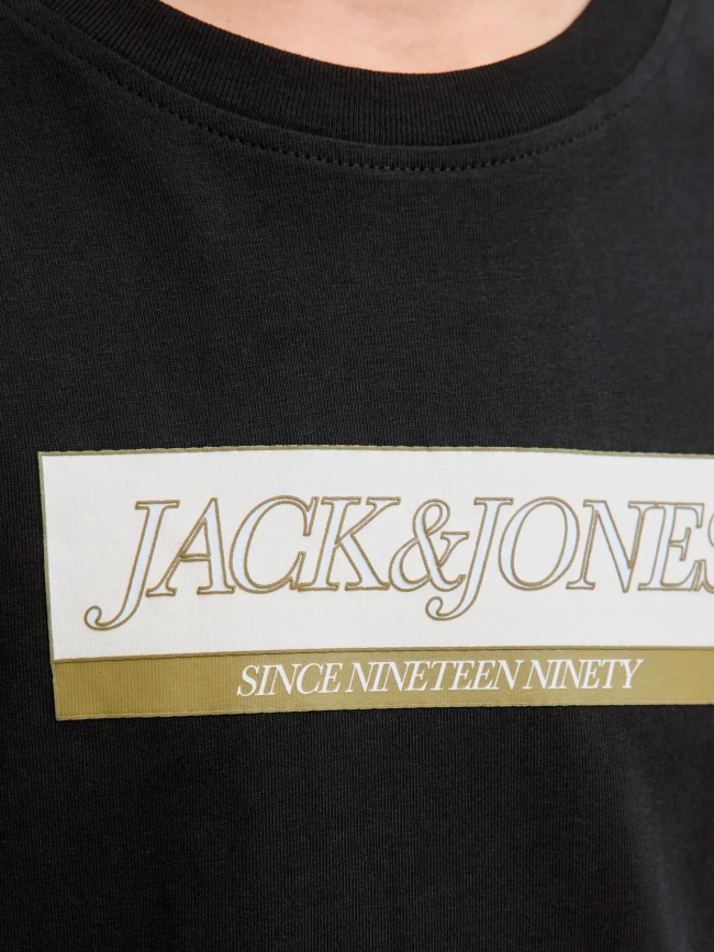 T-shirt à manches courtes jorinwood noir garçon - Jack & Jones