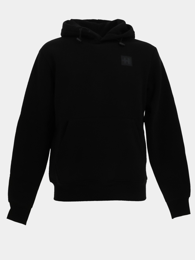 Sweat à capuche parton noir homme - Helvetica