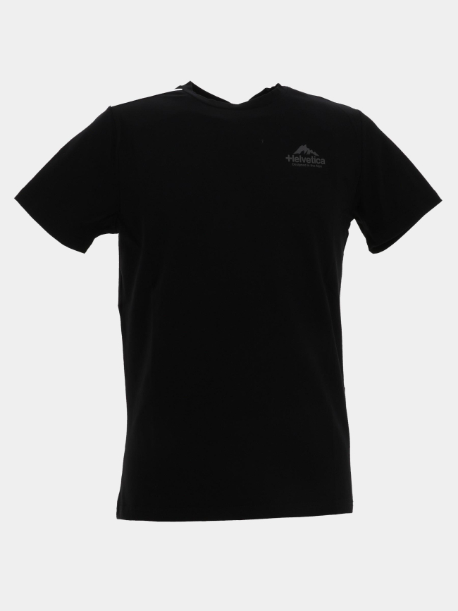 T-shirt à manches courtes wells noir homme - Helvetica