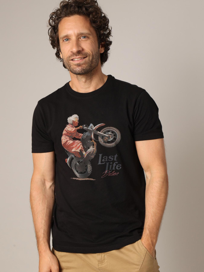 T-shirt à manches courtes badass noir homme - Deeluxe