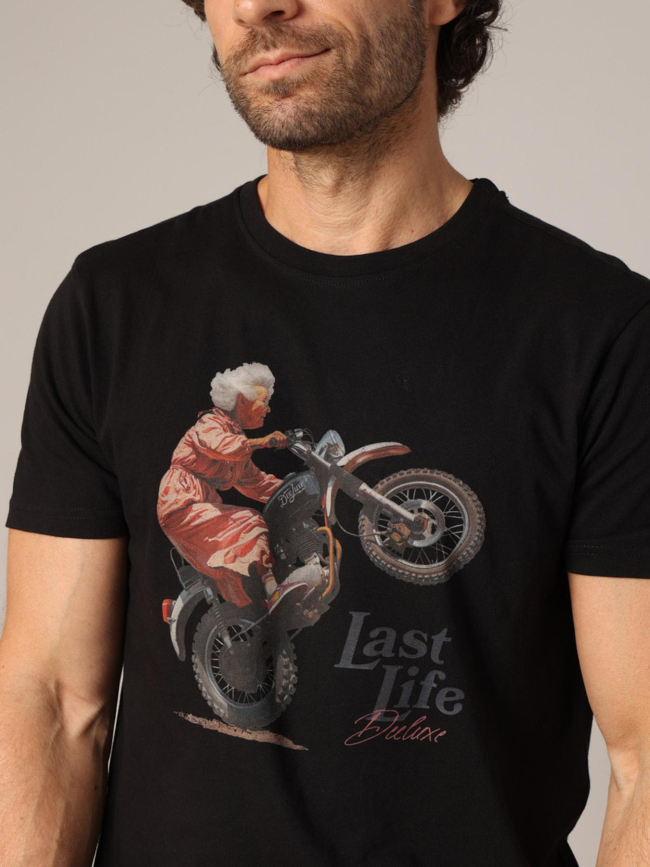 T-shirt à manches courtes badass noir homme - Deeluxe