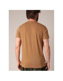 T-shirt à manches courtes cabo marron homme - Deeluxe