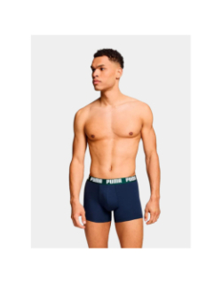 Pack de 2 boxers everyday basic vert et bleu homme - Puma