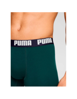 Pack de 2 boxers everyday basic vert et bleu homme - Puma