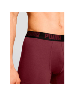 Pack de 2 boxers everyday basic bordeaux et noir homme - Puma