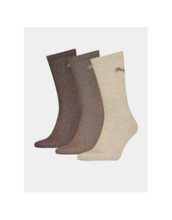 Pack de 3 paires de chaussettes hautes crew adulte - Puma
